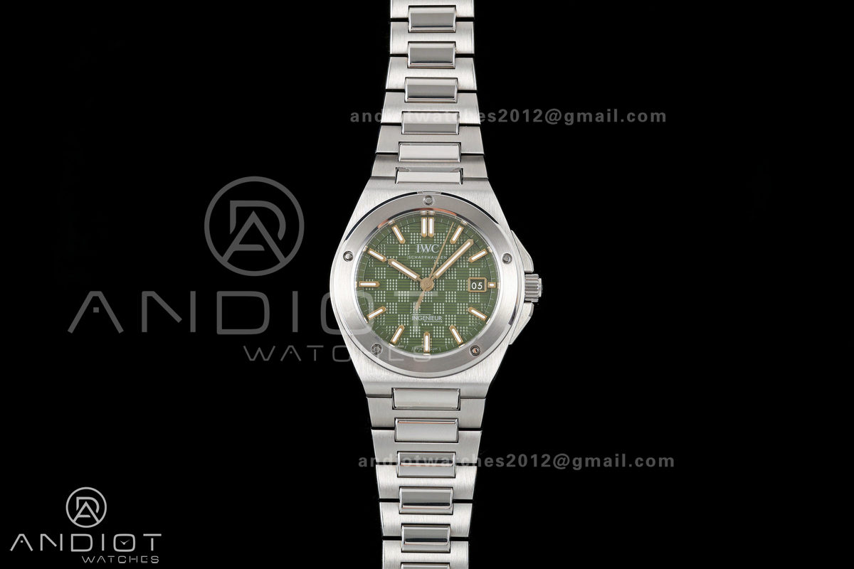 Ingenieur Automatic 40 SS MZF 1:1 Best Edition Green/YG Dial on SS Bracelet A2892